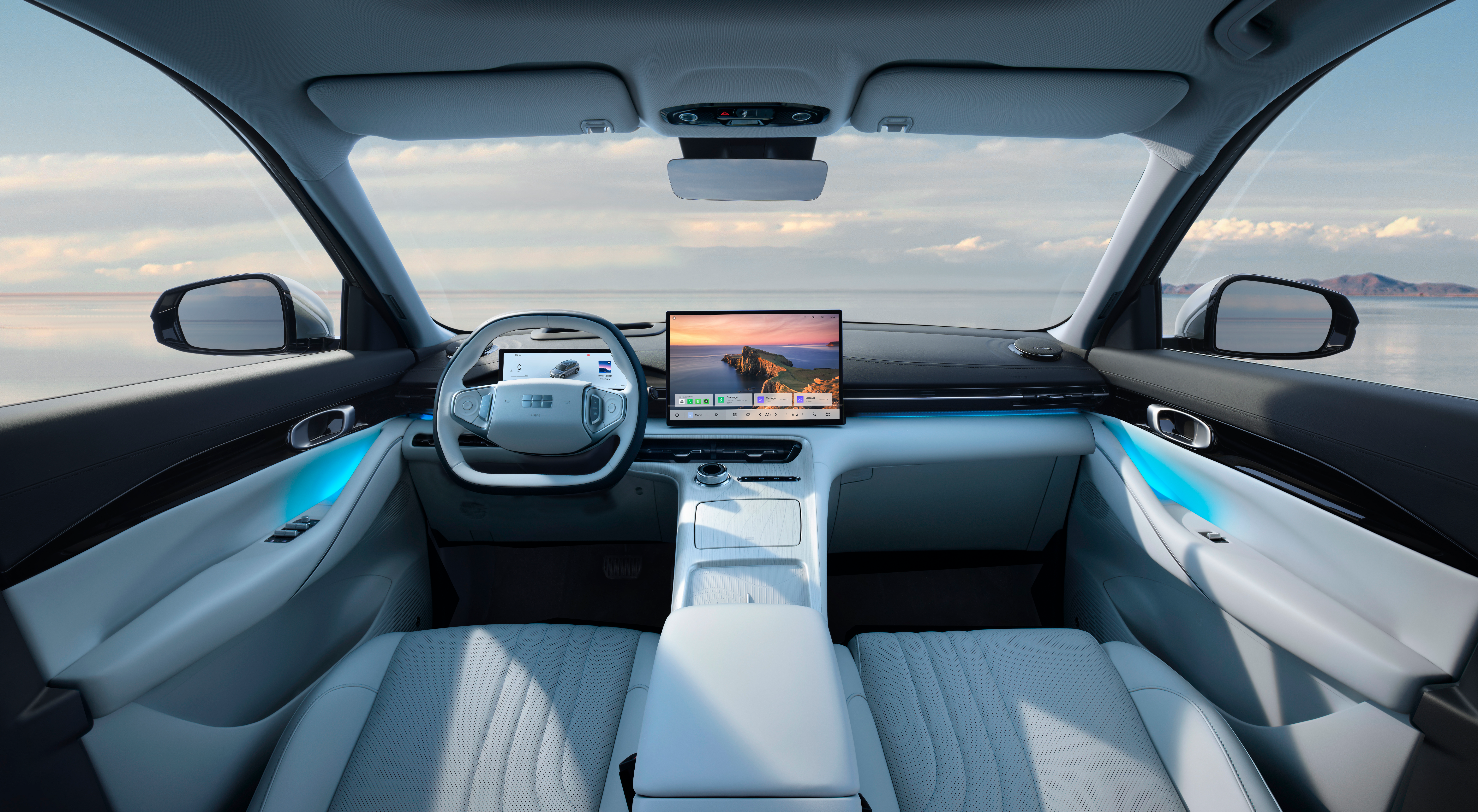 Interior Dark Blue
